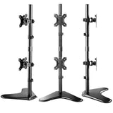 Dual Monitor Stand for 13"-32" Screens up to 17.6 lb. Each ONKRON D208FS, Black
