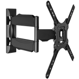 Full Motion TV Wall Mount for 32" to 65-inch Screens up to 77 lb ONKRON NP40, Black
