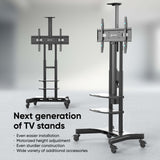 Motorized TV Lift w/ Remote Control Mobile TV Stand for 50-86" TVs up to 233 lbs ONKRON TS1881 eLift
